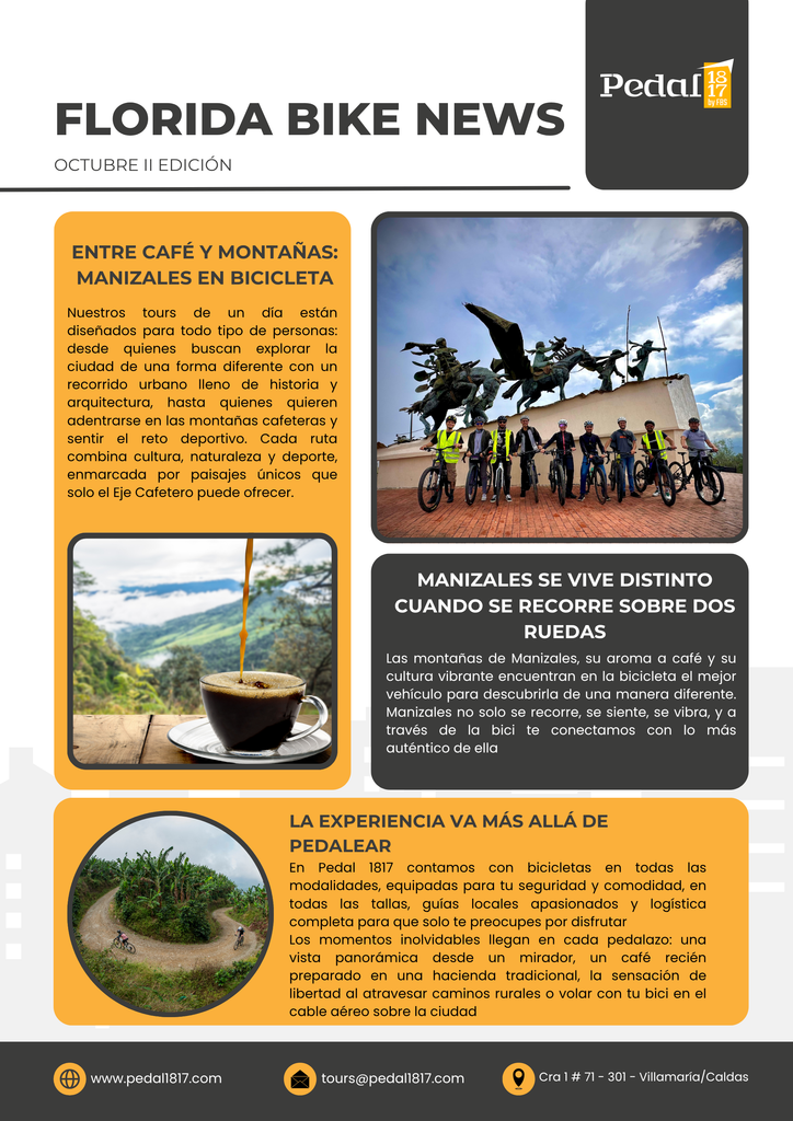 II EDICIÓN OCTUBRE - TOUR DE 1 DÍA MANIZALES DEL ALMA